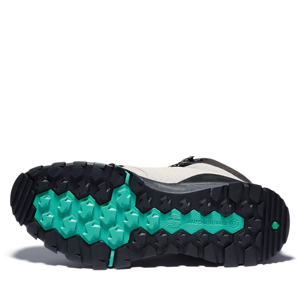 Botas de Caminhada Masculino - Timberland Garrison Trail Impermeavel Mid - UBXQG5216 - Cinzentas/Pre